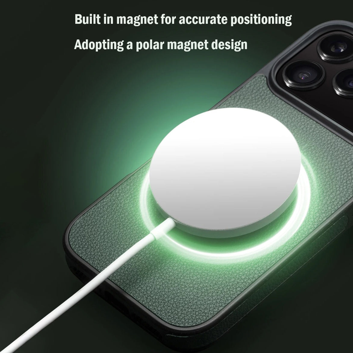 Luxury iPhone Case — Handmade Genuine Leather Wallet Flip Cover with Card Slots, Ultra-Slim Shockproof Design & Horizontal Stand Function