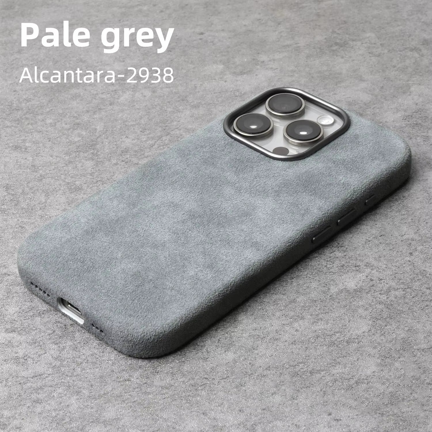 Luxury iPhone Case — MagSafe Suede Leather Cover with Supercar-Inspired Interior Design, Anti-Fingerprint Matte Finish and Non-Slip Protection