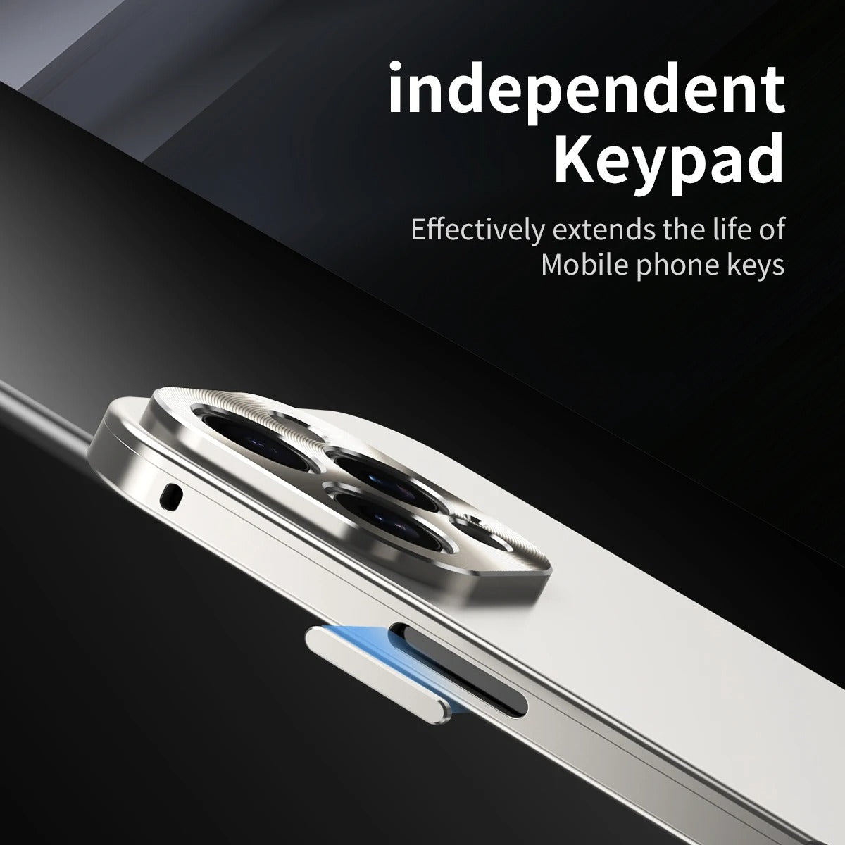 Luxury iPhone Case — Magnetic Shockproof Metal Back Cover with All-Aluminum Body, Matte Titanium Alloy Finish, Fill-Light Ring and Dustproof Dual-Layer Design