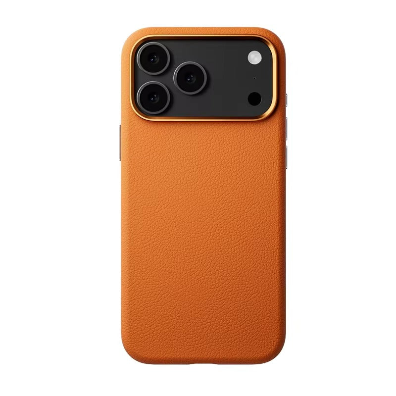 Luxury iPhone Case — Magnetic, Shockproof Leather Cover with MagSafe Wireless Charging Support and Integrated Camera Control Button