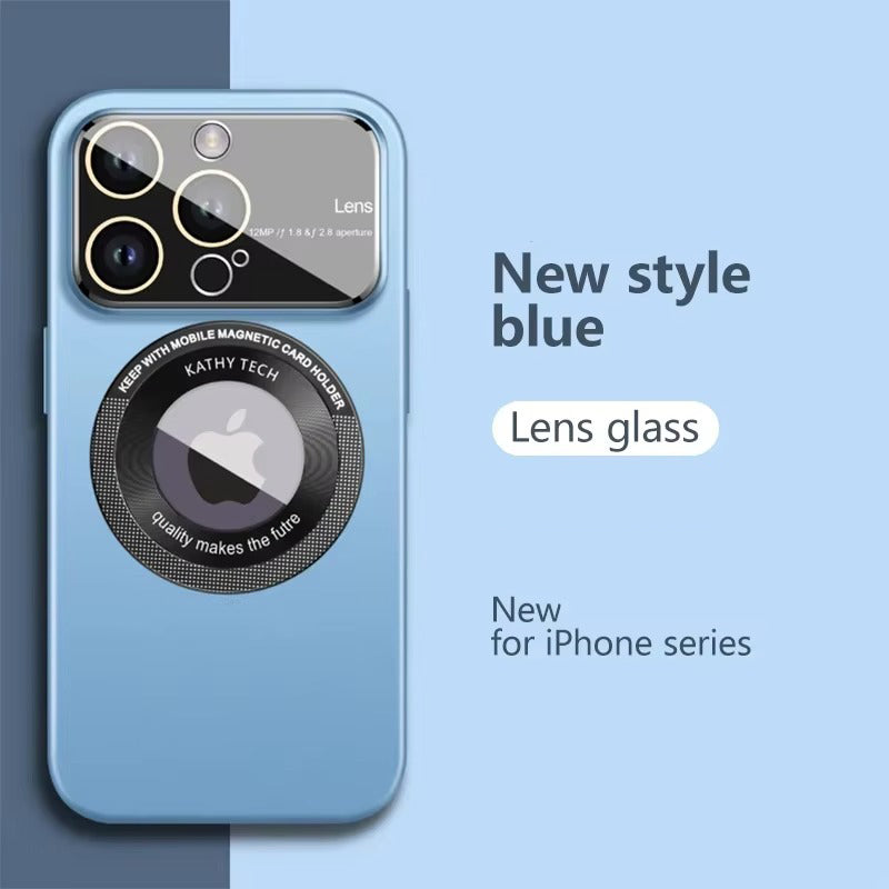 Luxury iPhone Case — Matte Magnetic MagSafe Wireless-Charging Cover with Lens Protection, Shockproof, Anti-Fingerprint, Anti-Scratch, Dustproof Full Coverage Design