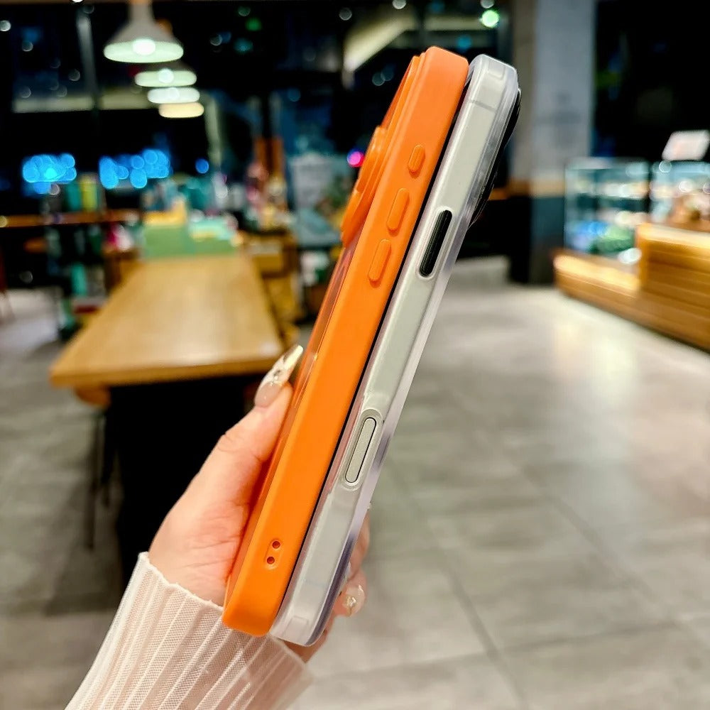 Luxury iPhone Case — Matte Magnetic Translucent Cover with MagSafe, Wireless Charging Support, Shockproof Anti-Fingerprint PC+TPU Design