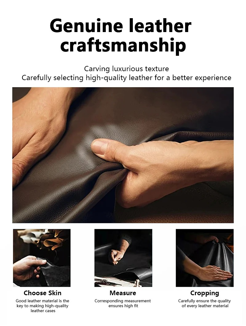 Luxury iPhone Case — Official MagSafe Leather Cover with Strong Magnetic Support, Half-Wrapped Shockproof Design for Apple iPhone 17 Pro Max and Plus