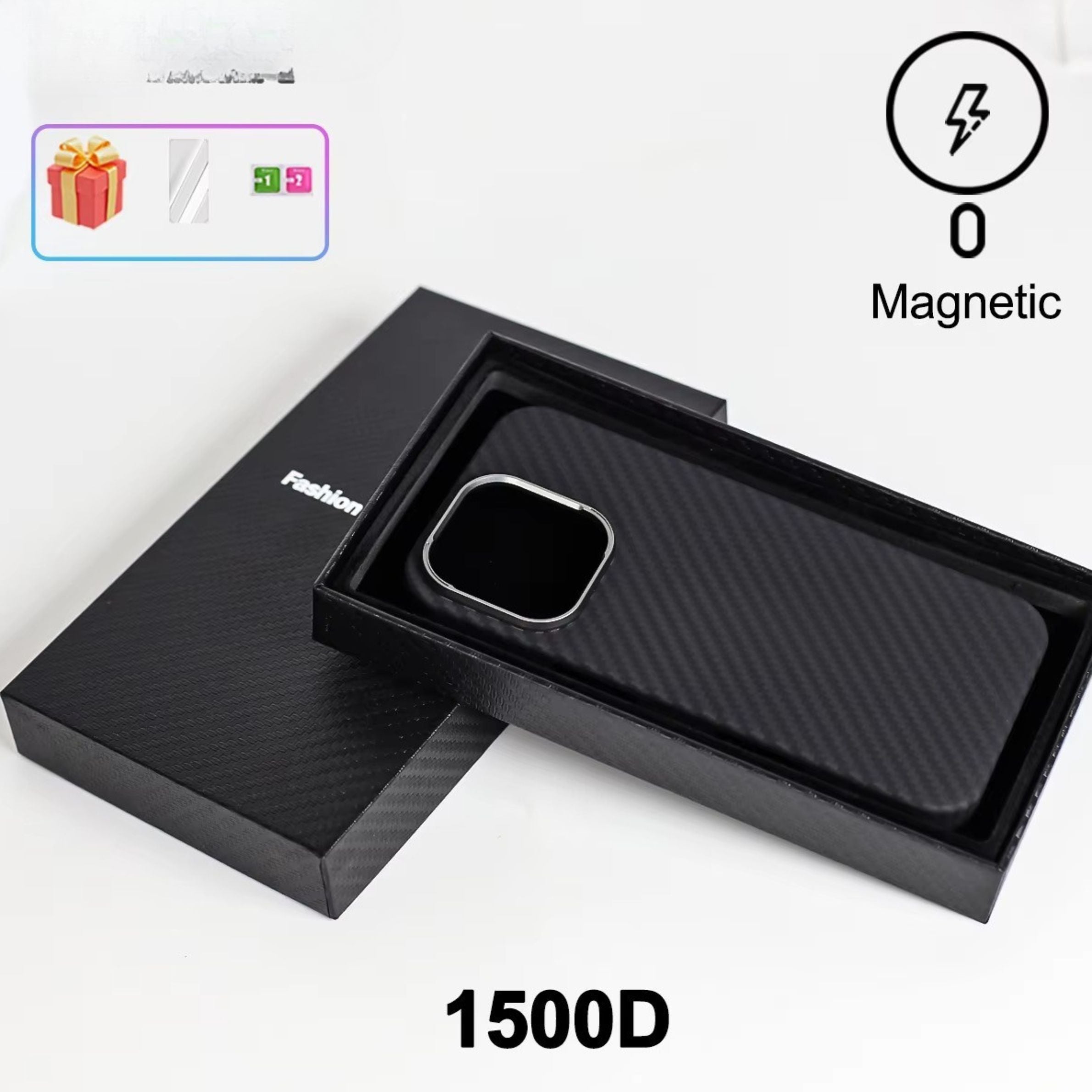 Luxury iPhone Case — SAVIITR Aramid Fiber Magnetic Cover with Carbon Fiber Build, Shockproof Design and MagSafe Compatibilityv