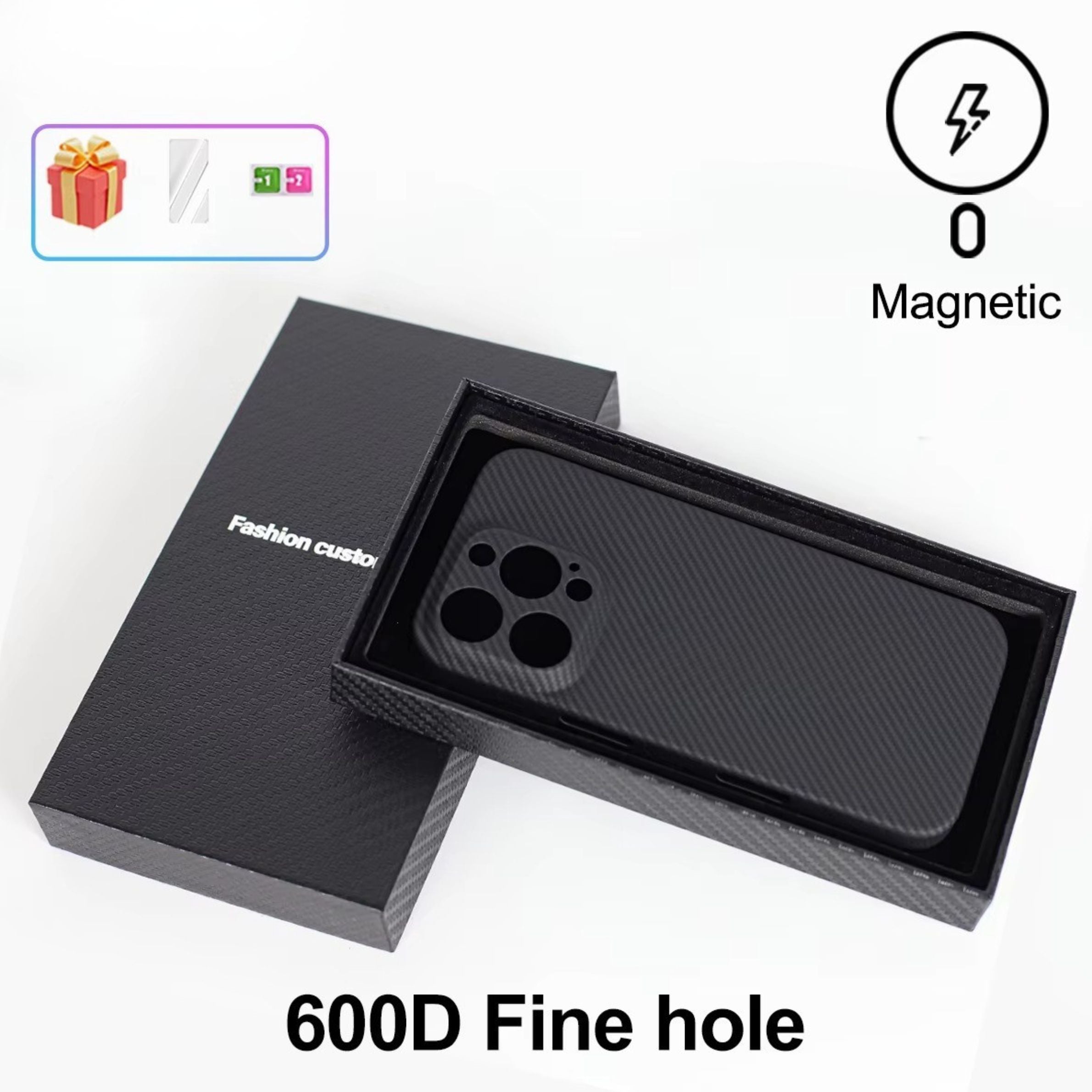 Luxury iPhone Case — SAVIITR Aramid Fiber Magnetic Cover with Carbon Fiber Build, Shockproof Design and MagSafe Compatibility