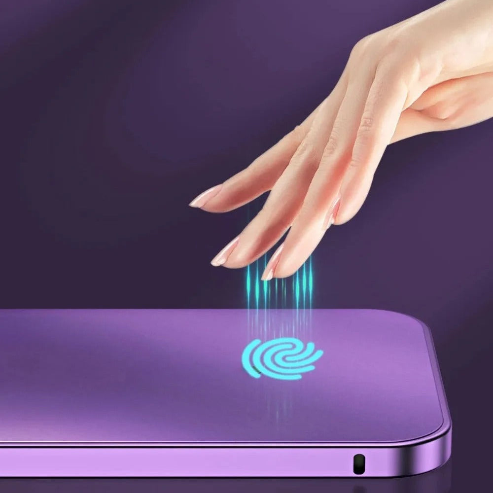 Luxury iPhone Case — Shockproof, Anti-Scratch, Dustproof, Matte Anti-Glare, Non-Slip Half-Wrapped Cover with Aluminum Metal Frame, PC Back and Camera Lens Glass Protection