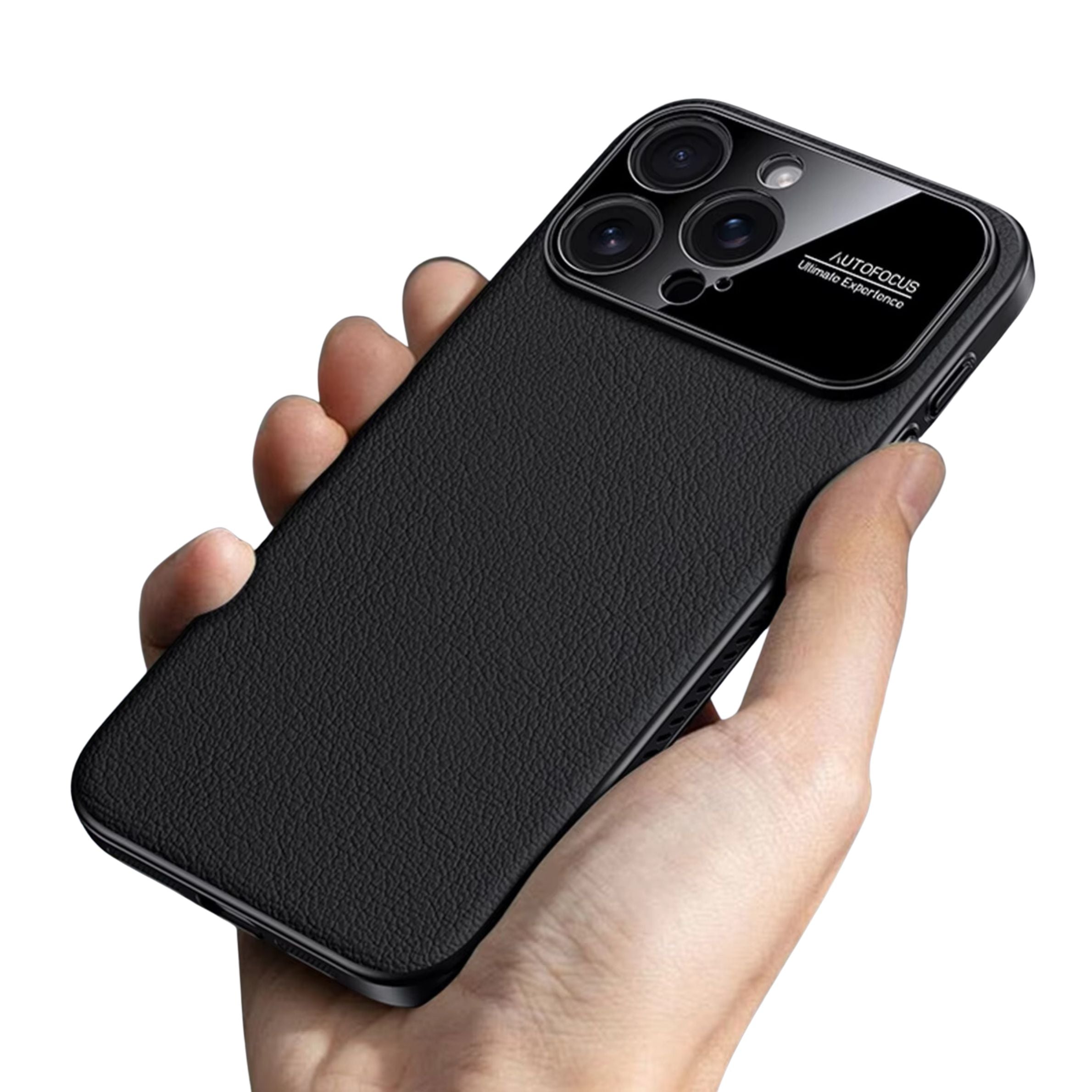 Luxury iPhone Case — Slim Magnetic Leather Tough Cover with Lens Protection, Shockproof Heat-Dissipating Design