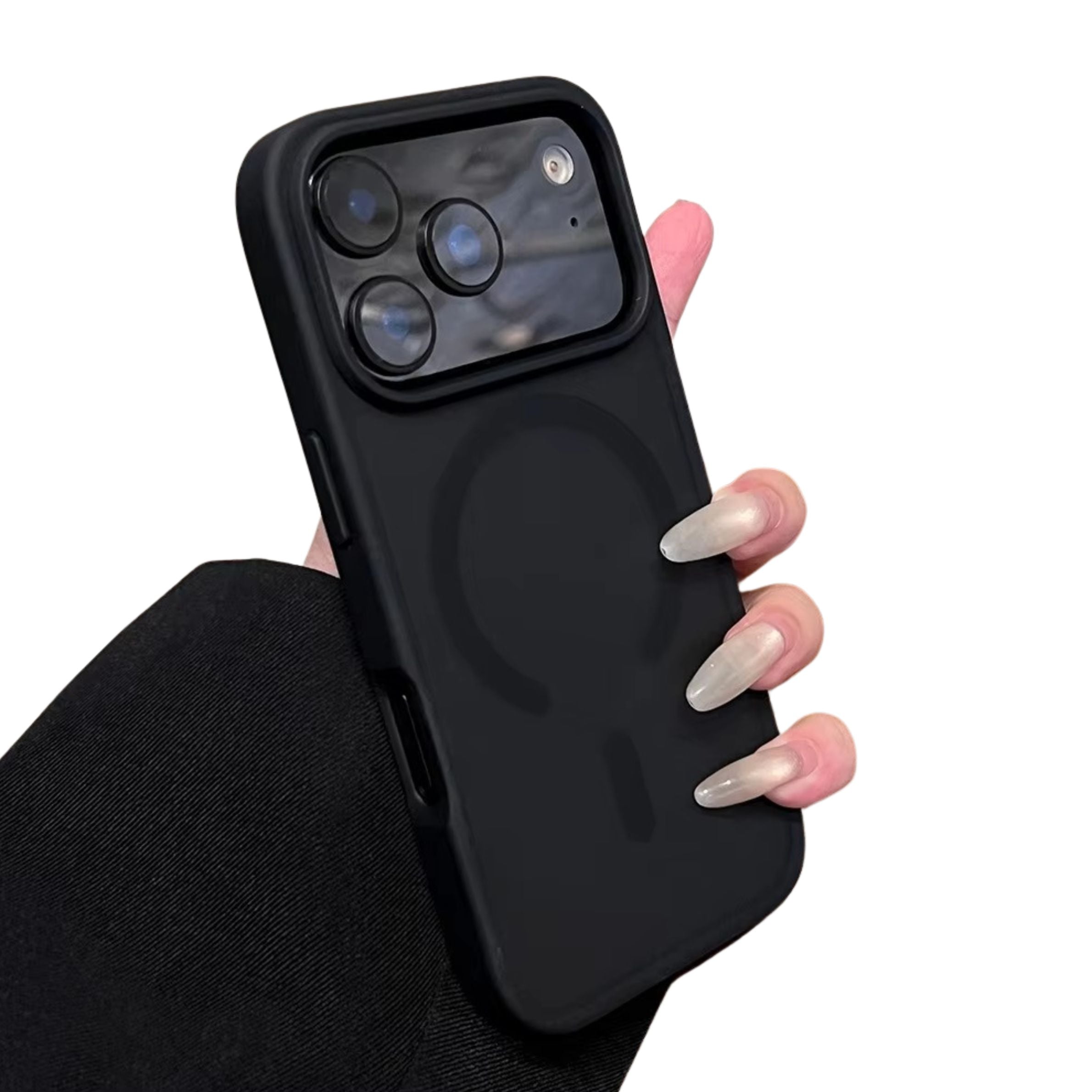 Luxury iPhone Case — Slim Matte MagSafe Magnetic PC+TPU Shockproof Wireless Charging Protective Cover