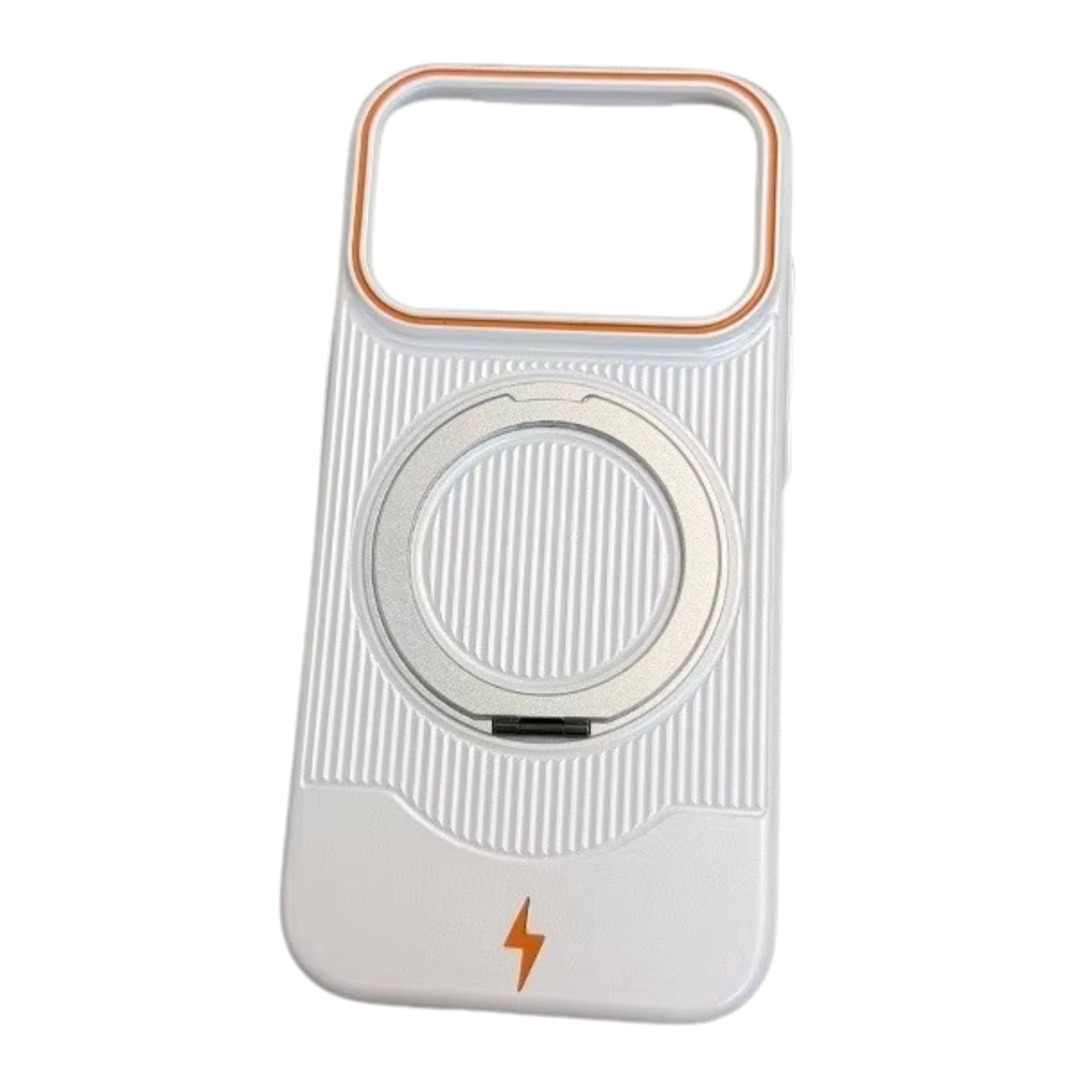 Luxury iPhone Case — Ultra-Thin Matte Magnetic Cover with 360° Rotating Metal Car Holder Stand and Shockproof Protective Design