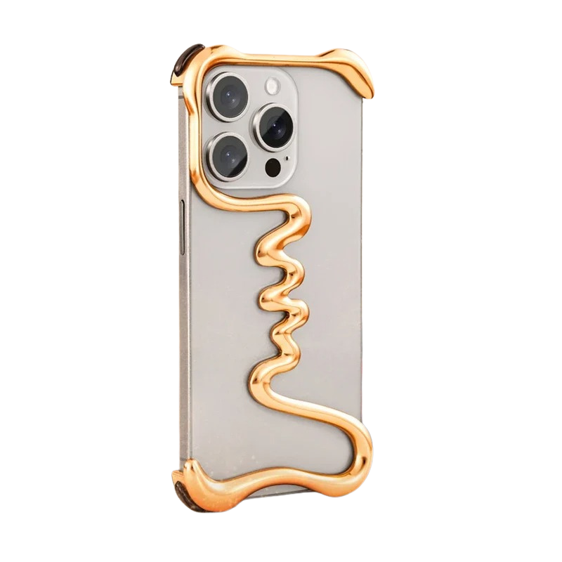 Luxury iPhone Metal Bumper Case — Aluminum Alloy Frameless Heat-Dissipation Frame, Lightweight Shockproof Anti-Slip Protective Cover