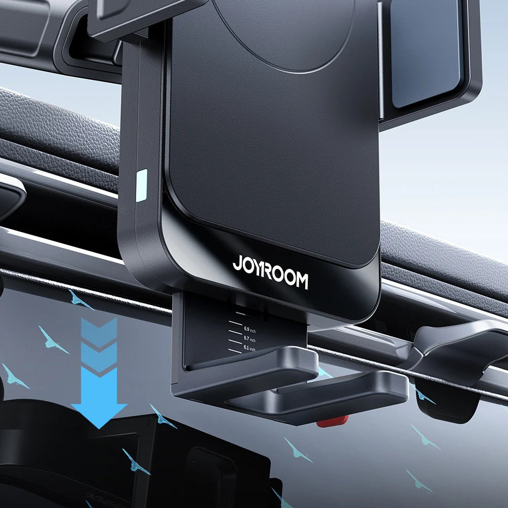 Premium 15W Car Phone Holder with Wireless Charging, Adjustable Rotatable Mount, Secure Air Vent & Dashboard Charging Stand