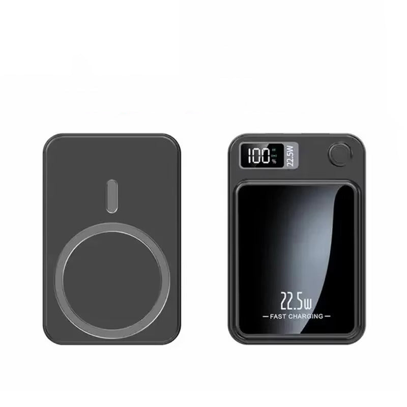 Premium 200000mAh Power Bank Magnetic Wireless Fast Charging 22.5W, Large Capacity Portable External Battery for iPhone Samsung Xiaomi