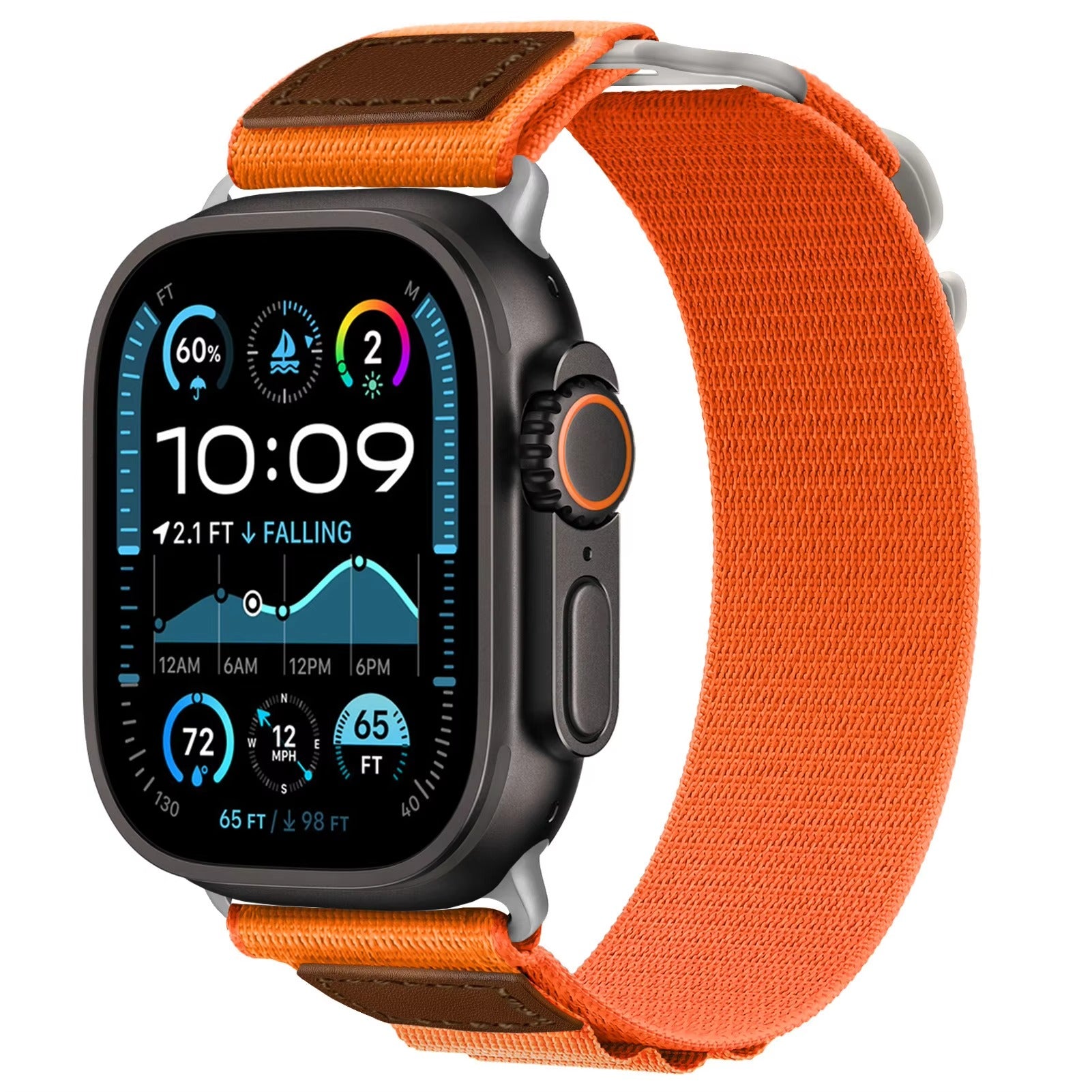 Premium Apple Watch Alpine Loop Strap, Durable Nylon Sport Band for 38mm–49mm Smartwatches