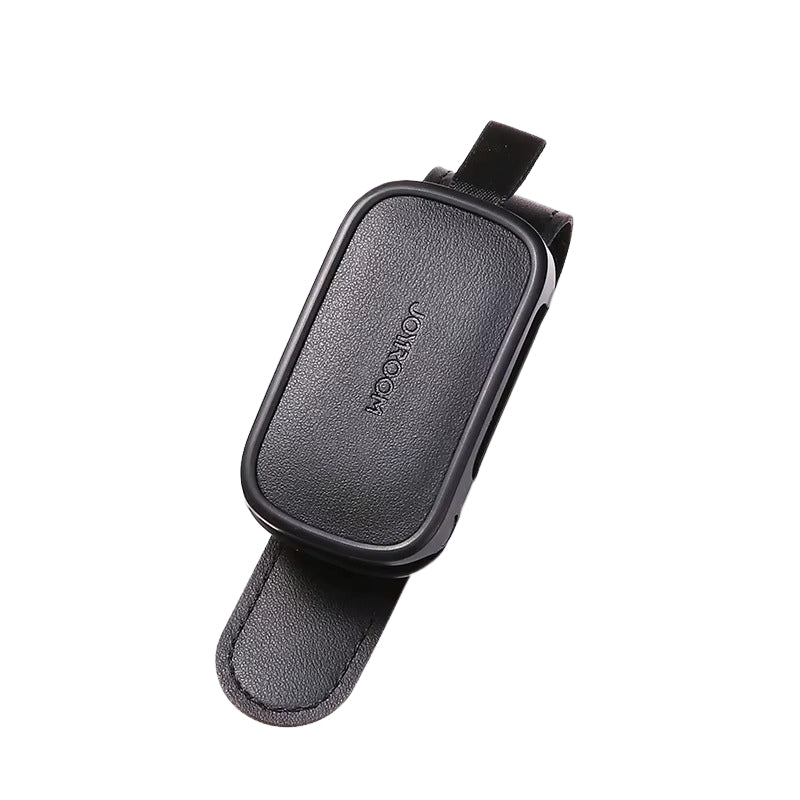 Premium Car Sunglasses Holder with Universal Sun Visor Clip, Lightweight ABS Leather Design, Secure Eyeglass Storage & Card Ticket Organizer