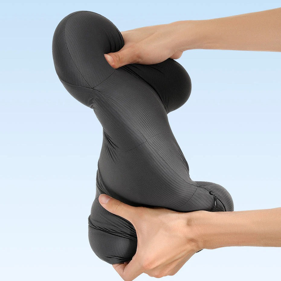 Premium Ergonomic Car Headrest & Lumbar Cushion with Cooling Gel, 3D Memory Foam Support, Breathable Design for Seat Comfort