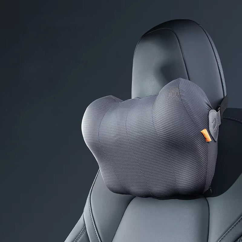 Premium Ergonomic Car Headrest & Lumbar Cushion with Cooling Gel, 3D Memory Foam Support, Breathable Design for Seat Comfort