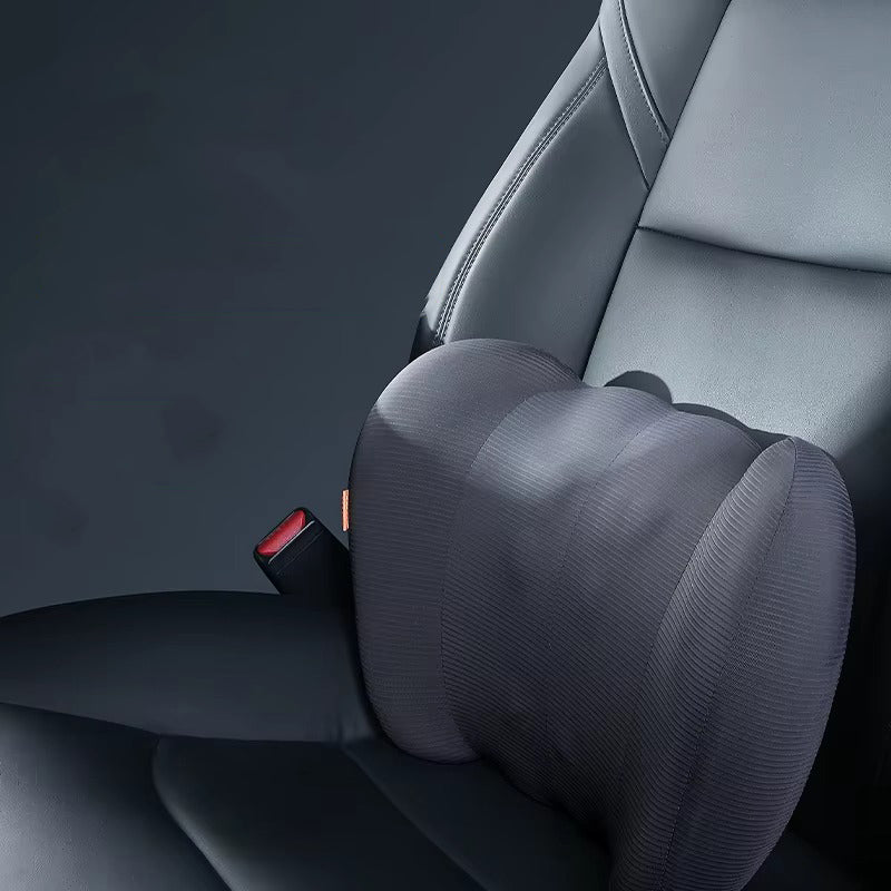 Premium Ergonomic Car Headrest & Lumbar Cushion with Cooling Gel, 3D Memory Foam Support, Breathable Design for Seat Comfort