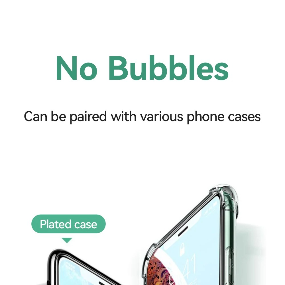 Premium HD Tempered Glass Screen Protector for iPhone – Full Screen Coverage, Anti Blue-Ray, Anti-Scratch & Anti-Shatter Protection