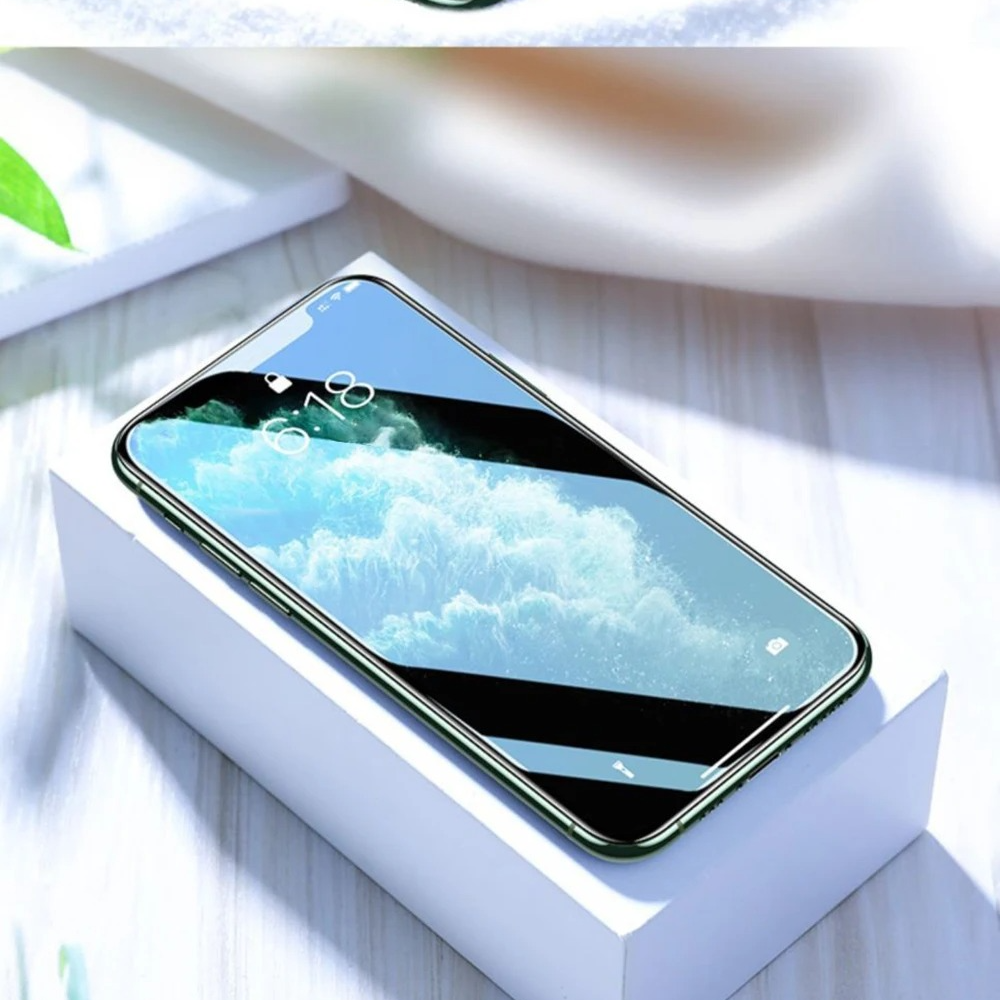 Premium HD Tempered Glass Screen Protector for iPhone – Full Screen Coverage, Anti Blue-Ray, Anti-Scratch & Anti-Shatter Protection