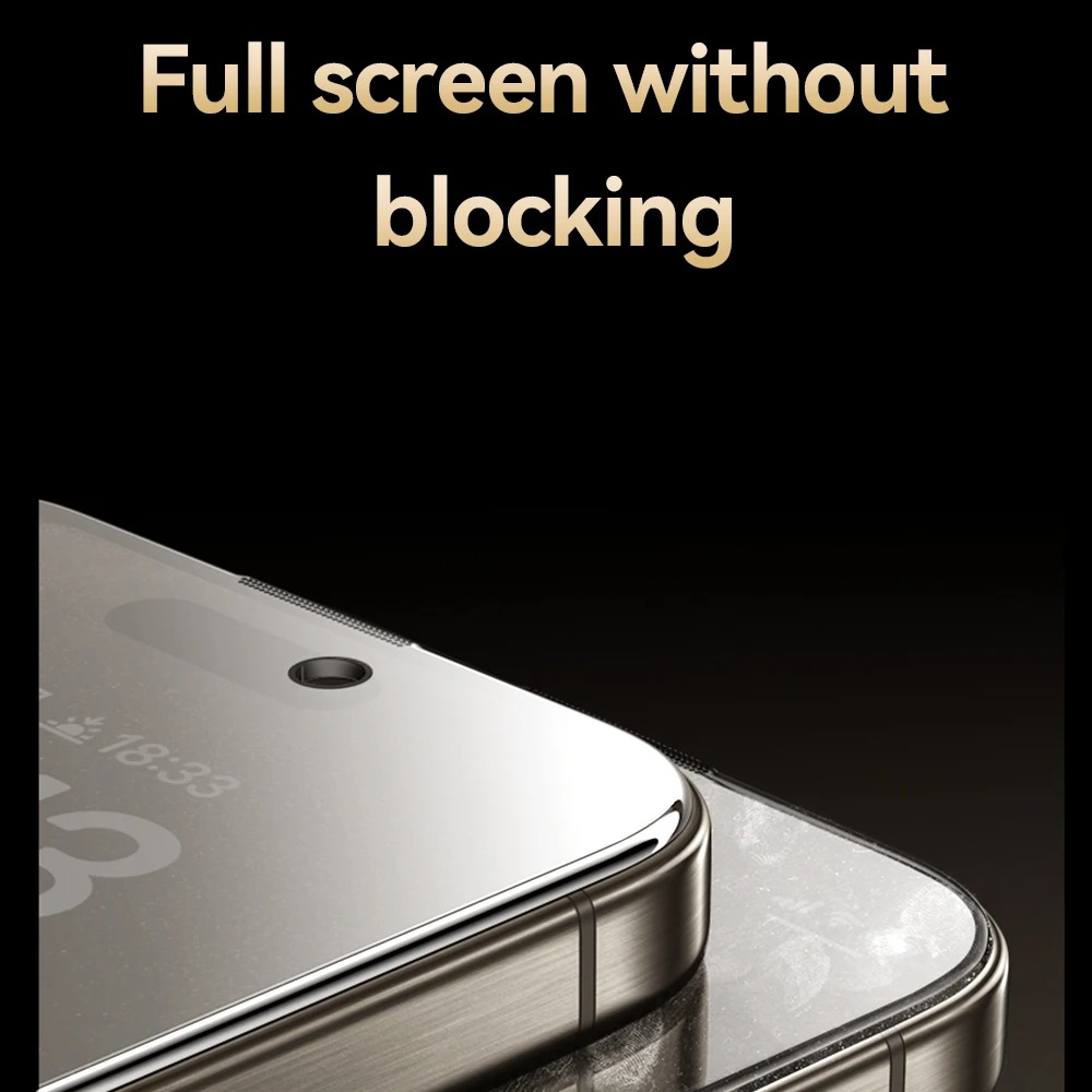 Premium Privacy Screen Protector Tempered Glass with Anti-Spy Filter, Anti-Fingerprint & Anti-Scratch Protection, Easy-Install Frame, Shatter-Resistant Film