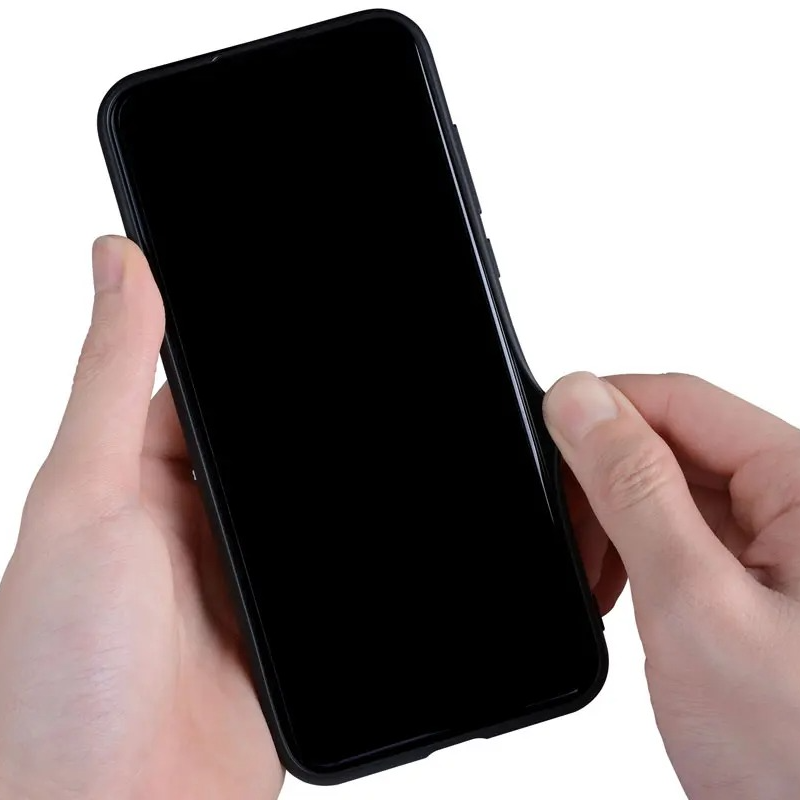 Premium Shockproof iPhone Case — Textile Leather Anti-Fingerprint Dustproof Cover with Non-Slip Grip and Scratch-Resistant Hard Back