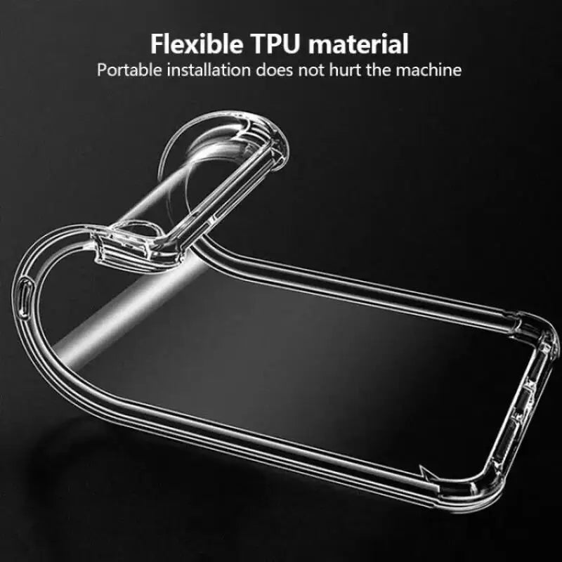 Premium Transparent iPhone Case — Shockproof Clear PC+TPU Cover with Corner Protection, Anti-Scratch, Slim Protective Shell