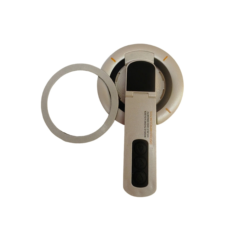 Premium Universal Magnetic Phone Holder with Rotatable Grip Stand, Finger Ring Support, Adjustable Bracket & Desk/Wall Mount Design