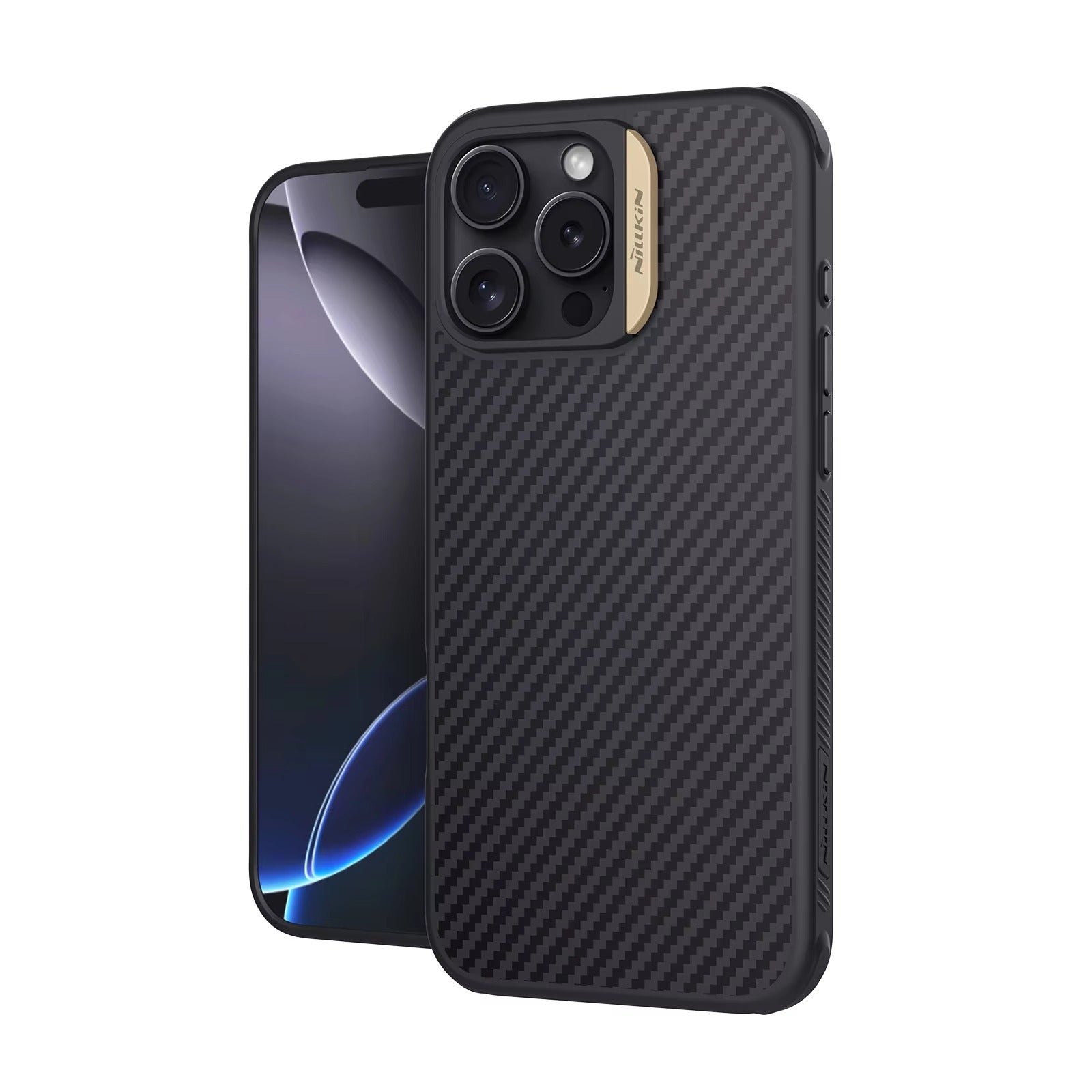 Premium iPhone Case — 600D Kevlar Magnetic Carbon Fiber Cover with Shockproof Full-Coverage PC+TPU Design & MagSafe Wireless Charging Support