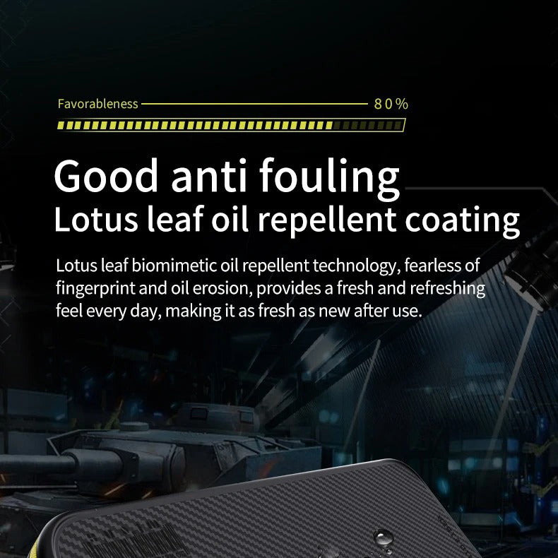 Premium iPhone Case — 600D Kevlar Series Magnetic Cover with Metal Camera Ring, Half-Wrapped Dual-Layer Carbon Fiber Protection & Anti-Fingerprint Design