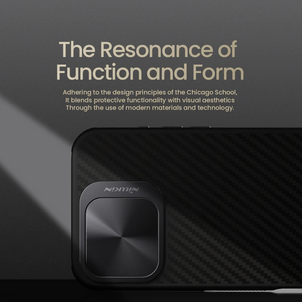 Premium iPhone Case — Aramid Fiber + TPU Magnetic Cover with Metal Frame Protection, Shockproof Full-Coverage Design & MagSafe Wireless Charging Support