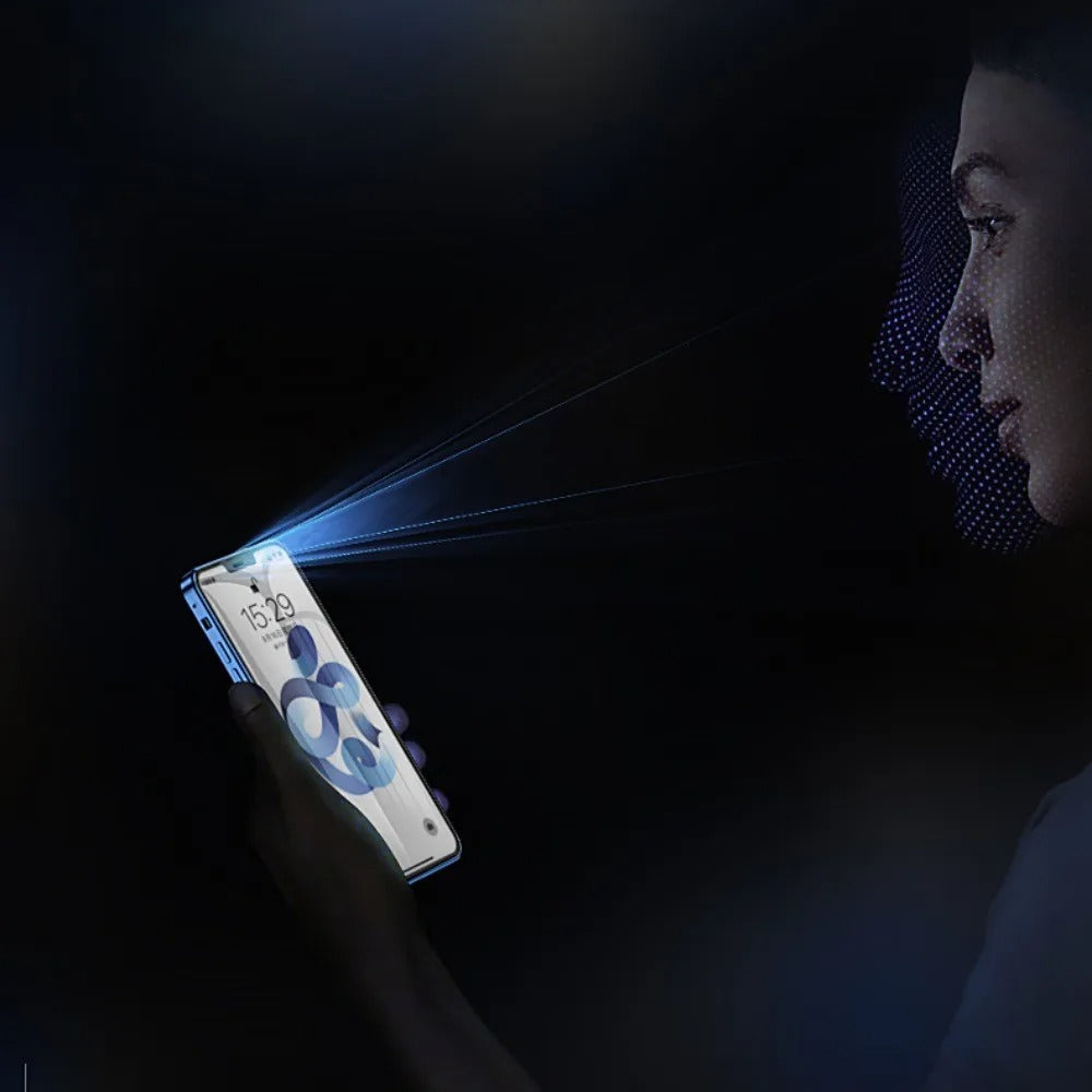 Premium iPhone Case — Magnetic Double-Sided Glass Cover with Privacy-Protecting Metal Frame and Shockproof Design