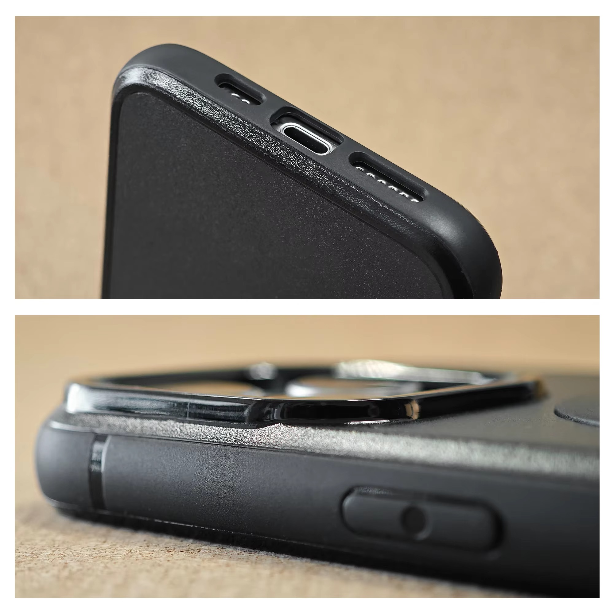 Premium iPhone Case — Shockproof Half-Wrapped Quad-Style Bike Mount Holder, Tough Nylon + PC/TPU, Anti-Scratch, Non-Slip Cover