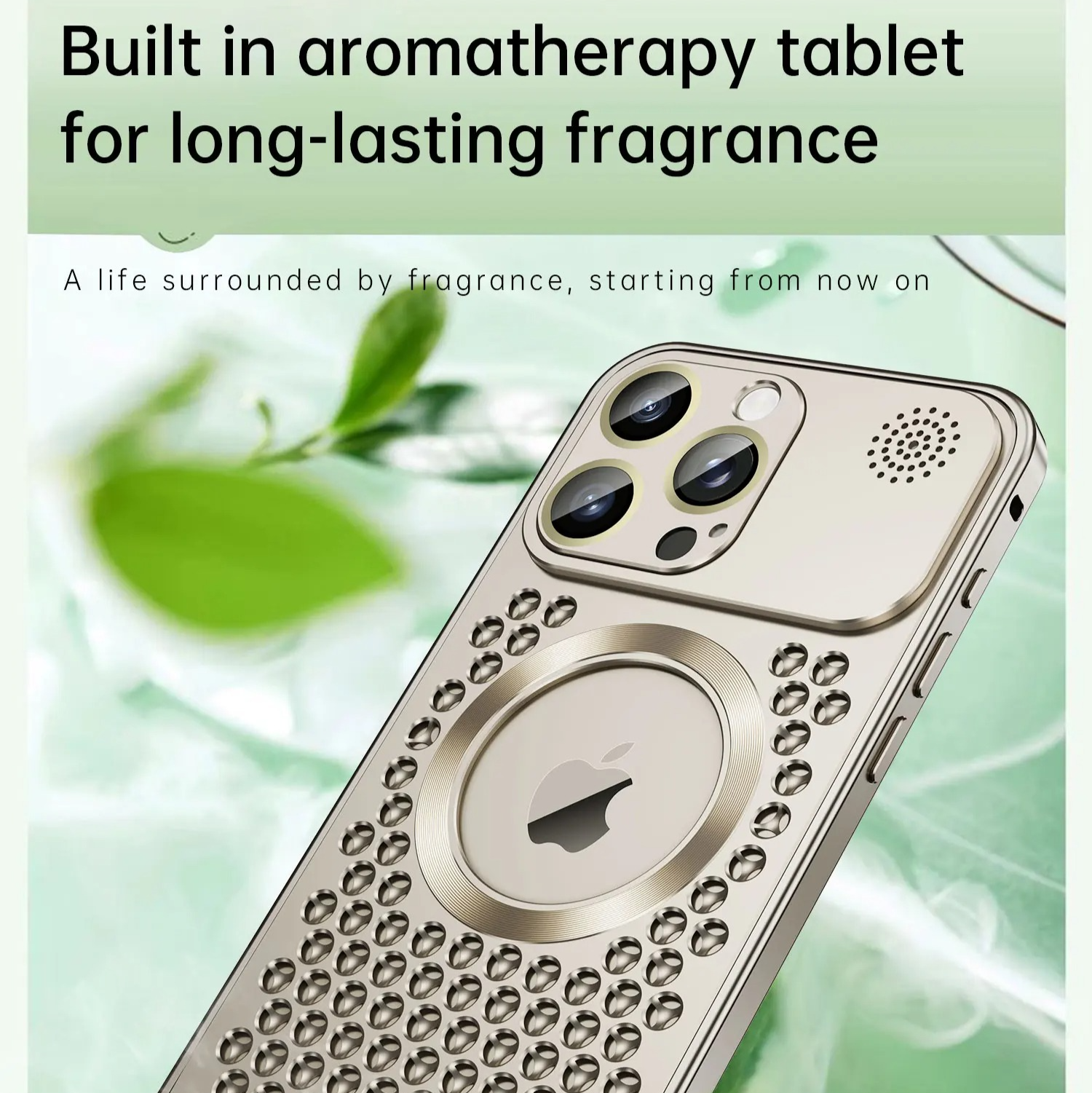 Premium iPhone Heat Dissipation Metal Case — Magnetic Aluminum Cover with MagSafe Compatibility, Dual Layer Shockproof Design, Slim Scratch-Resistant Protective Finish