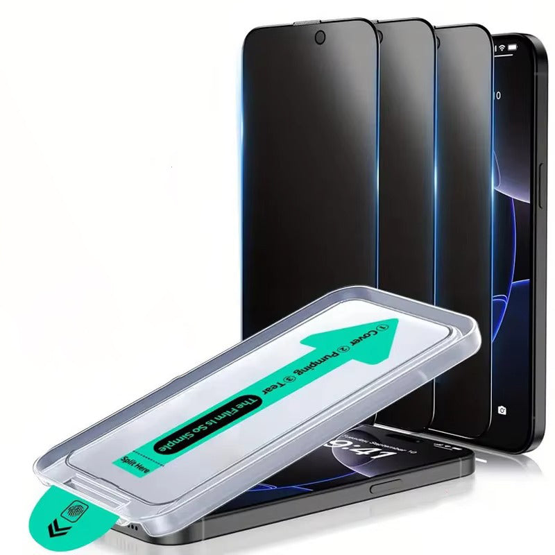 Premium iPhone Matte Privacy Screen Protector – Oleophobic Tempered Glass with Anti-Spy Protection, Anti-Fingerprint, Anti-Scratch & Shatter-Resistant HD Glass