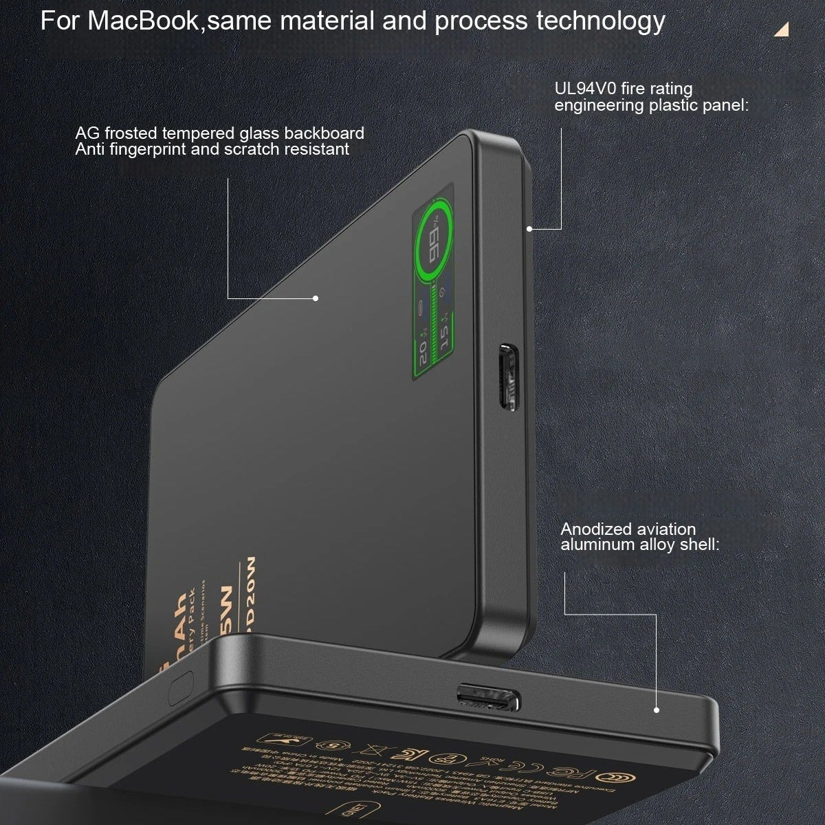 Premium iPhone Qi2 Magnetic Wireless Power Bank, 20W Fast-Charge Metal Portable Battery with Two-Way Wireless Charging Support