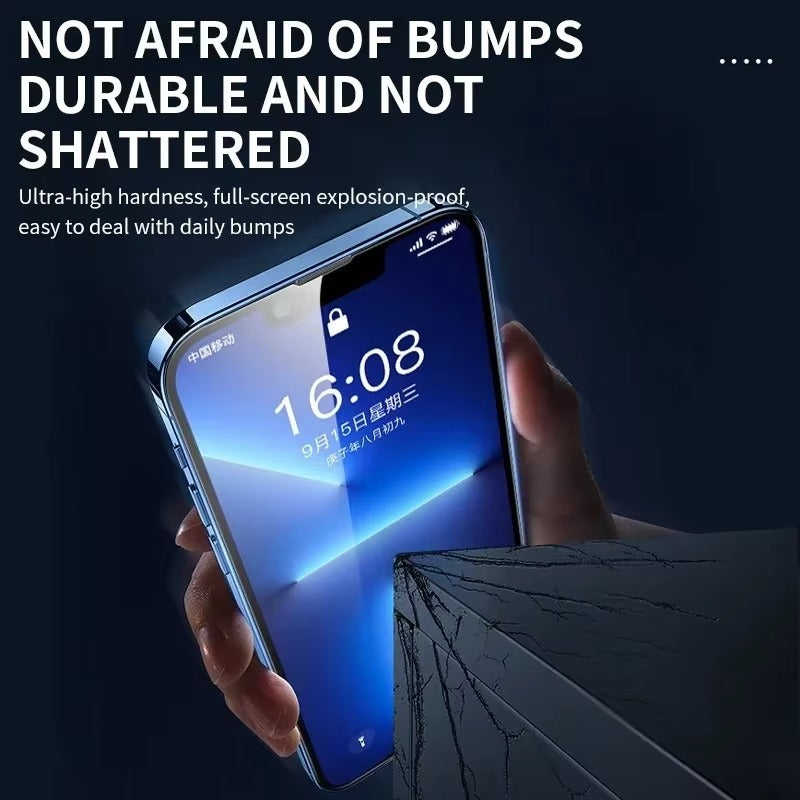 Premium iPhone Tempered Glass Screen Protector – Clear HD Front Protection, Anti-Scratch & Shatter-Resistant Glass, Smooth Touch Sensitivity, Durable Protective Film