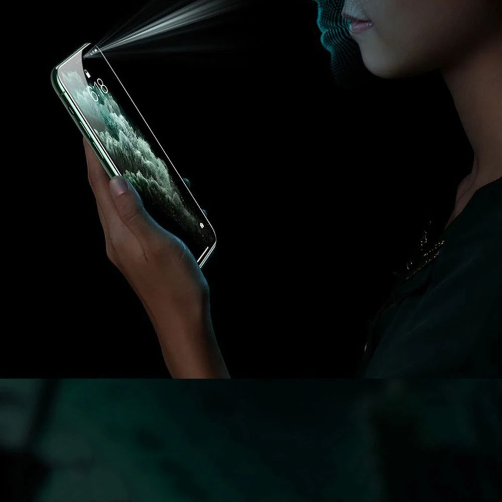 Premium iPhone Tempered Glass Screen Protector – HD Clear Full Screen Protection, Anti-Blue Light, Anti-Scratch & Shatter-Resistant Glass, Smooth Touch