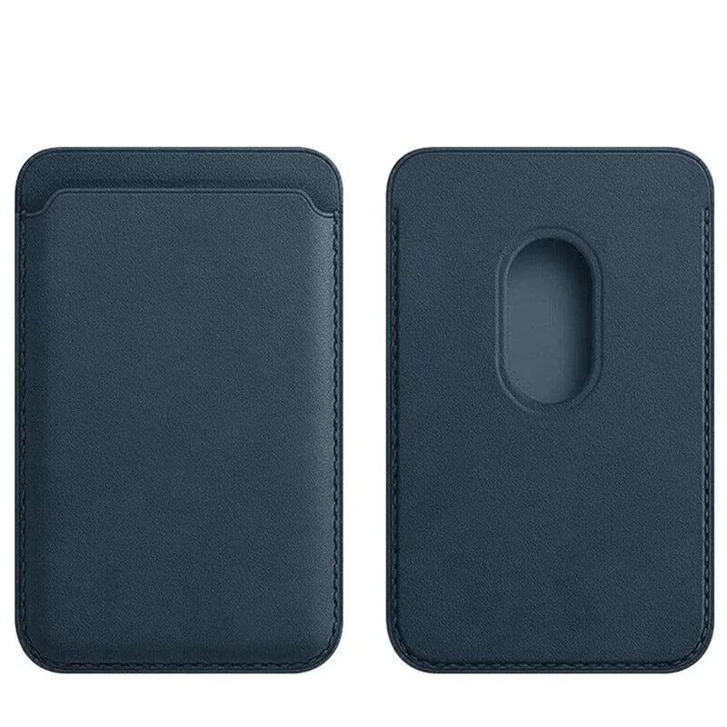 Refined iPhone MagSafe Finewoven Card Wallet Case, Strong Magnetic Leather Design with Slim Secure Card Storage