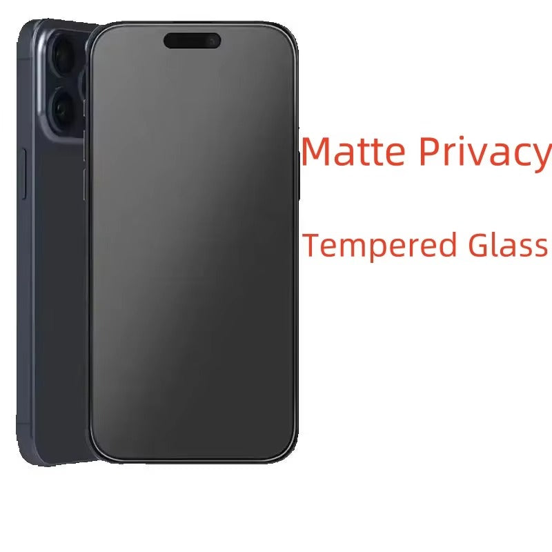 Refined iPhone Matte Tempered Glass Screen Protector – Frosted Anti-Glare Finish with Fingerprint Resistance, Scratch Protection & Shatter-Resistant Display Shield