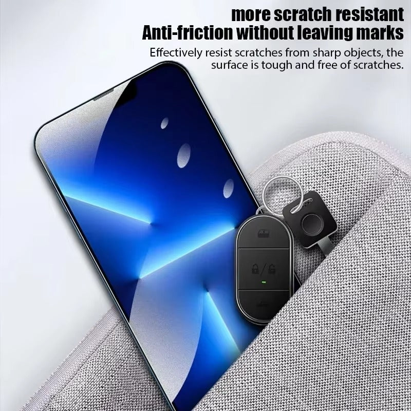 Refined iPhone Matte Tempered Glass Screen Protector – Frosted Anti-Glare Finish with Fingerprint Resistance, Scratch Protection & Shatter-Resistant Display Shield