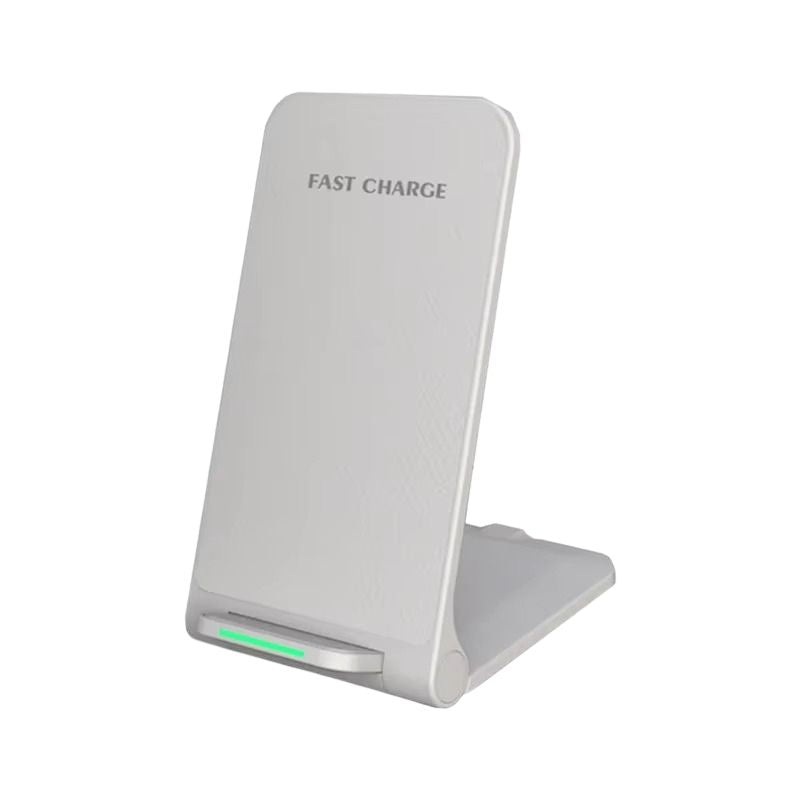 Rugged Wireless Charger Station Stand, 100W Fast-Charge Desktop Dock with Adjustable Phone Holder and Charging Indicator