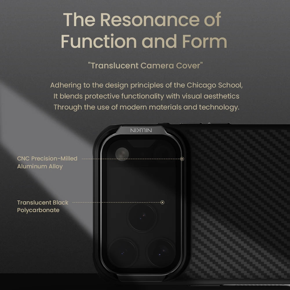 Rugged iPhone Case — MagSafe CamShield Cover with Foldable Lens Stand, Shockproof Textured PC Half-Wrapped Non-Slip Protective Design