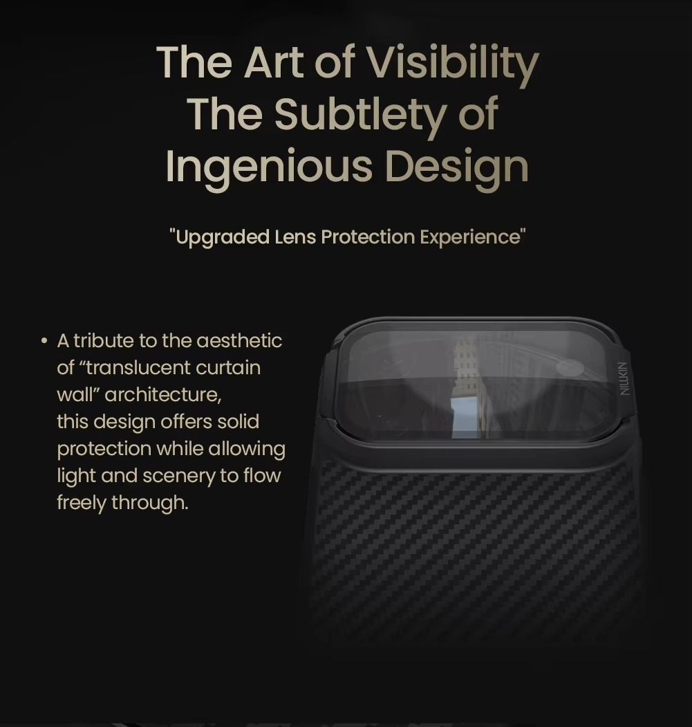 Rugged iPhone Case — MagSafe CamShield Cover with Foldable Lens Stand, Shockproof Textured PC Half-Wrapped Non-Slip Protective Design