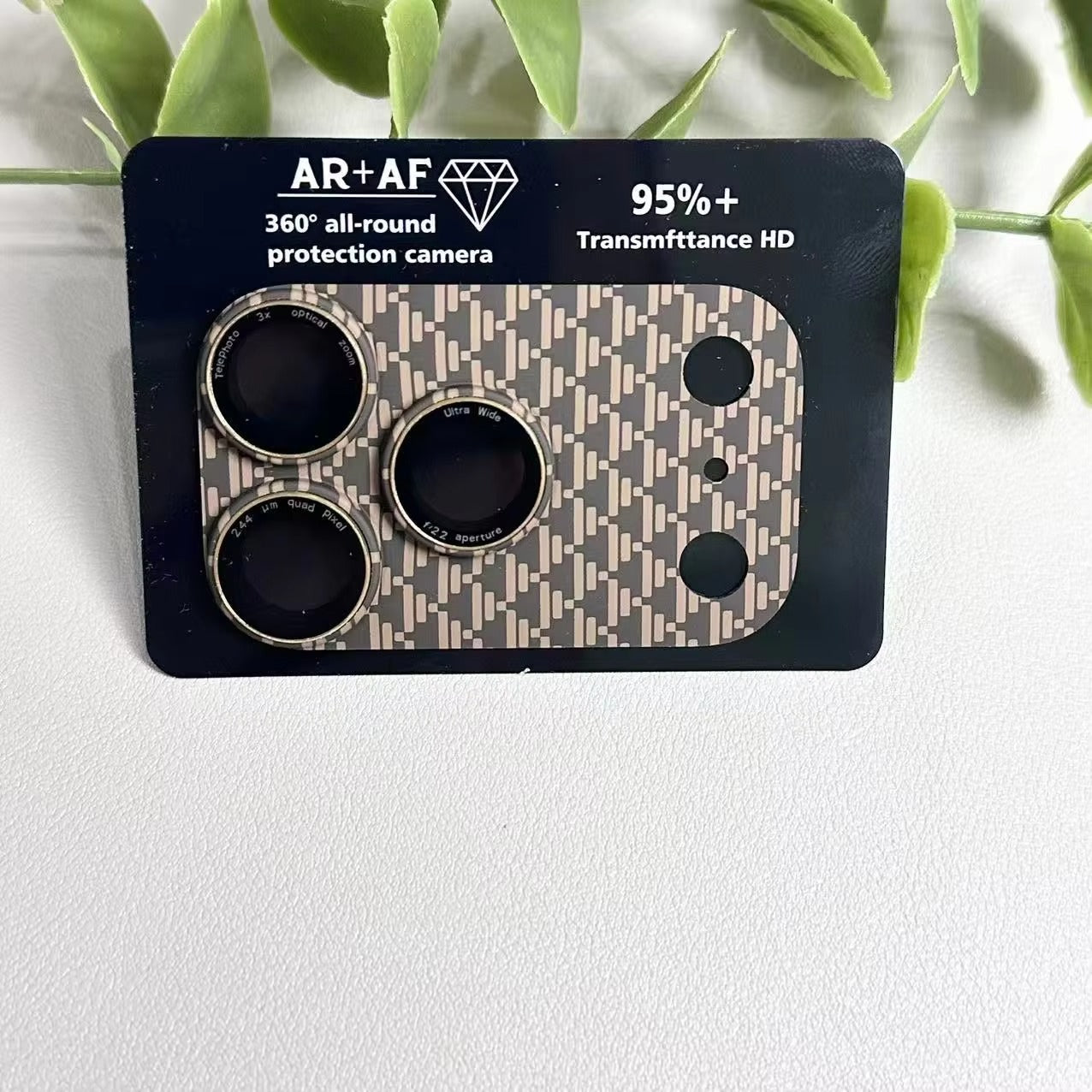 Rugged iPhone Kevlar Carbon Fiber Camera Lens Protector, Full-Cover Glass Shield with Precision Fit, Scratch Resistance & Impact Protection