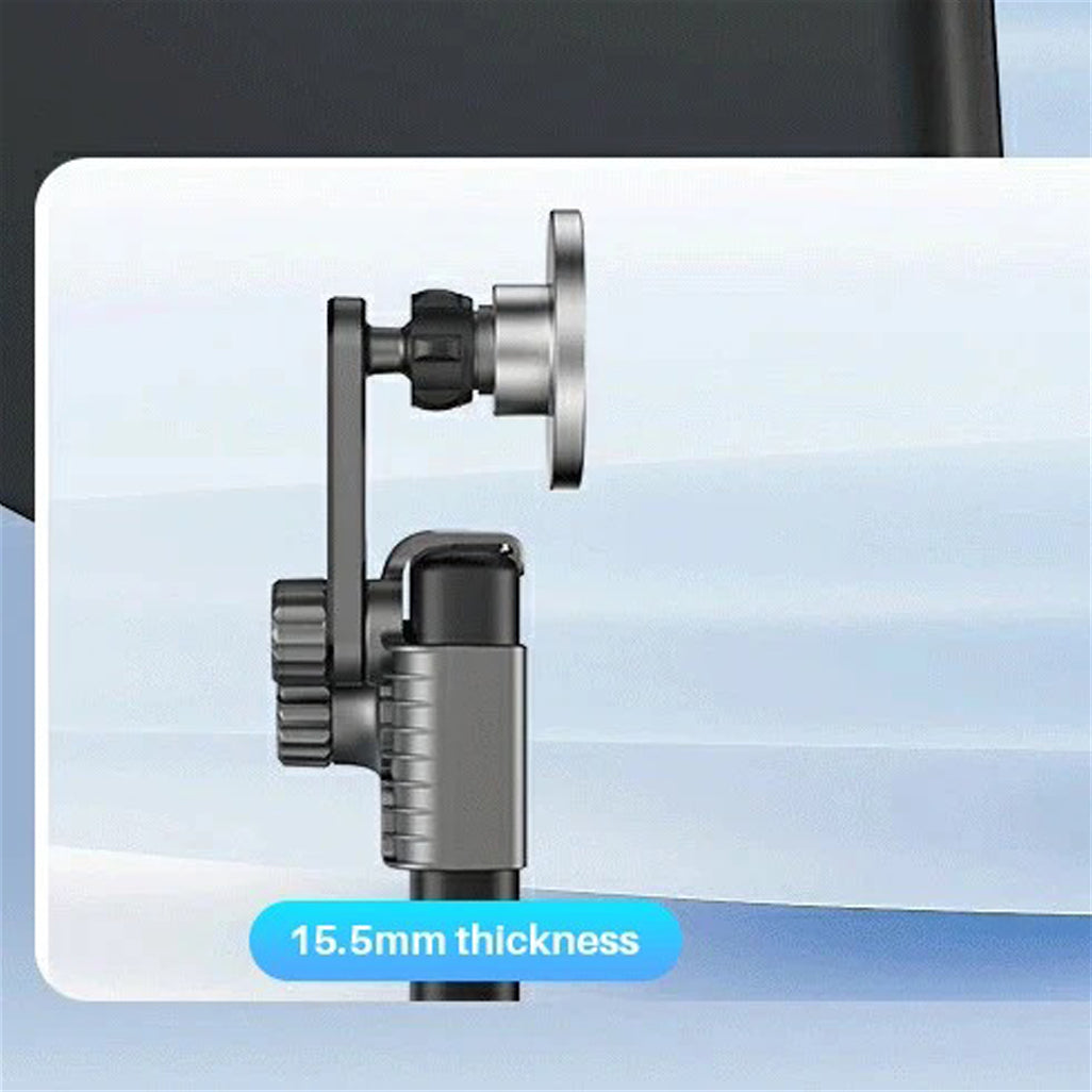 Rugged iPhone Magnetic Car Mount with Wireless Charging, 15W Fast-Charge Holder Featuring Strong MagSafe Alignment & Aluminum Construction