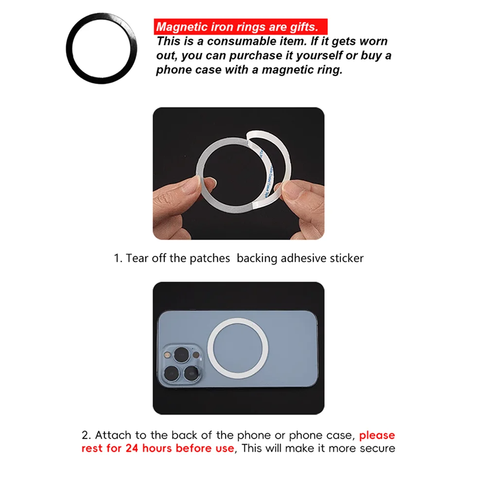 Rugged iPhone Magnetic Car Mount with Wireless Charging, 15W Fast-Charge Holder Featuring Strong MagSafe Alignment & Aluminum Construction