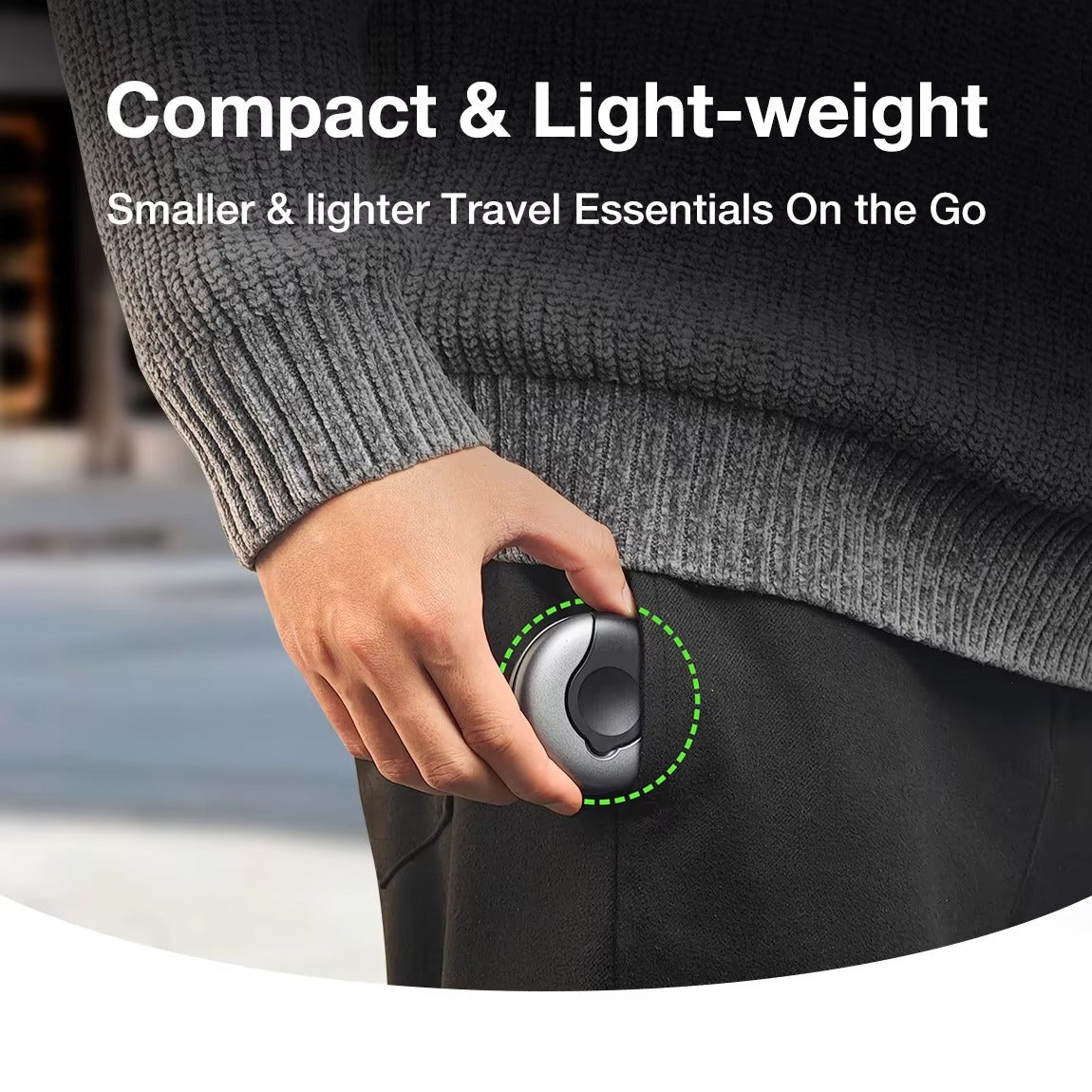 Ultra-Slim iPhone 3-in-1 Portable Wireless Charging Station, 15W Magnetic Foldable Travel Dock for Phone, Watch & Earbuds