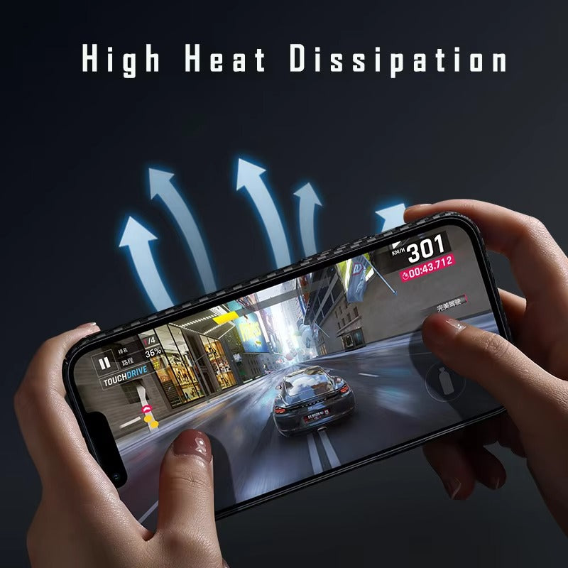 Ultra-Slim iPhone Case Carbon Fiber Matte Finish — 0.3mm Thin Protective Cover, Full Camera Protection, Anti-Fingerprint, Lightweight Non-Slip Design