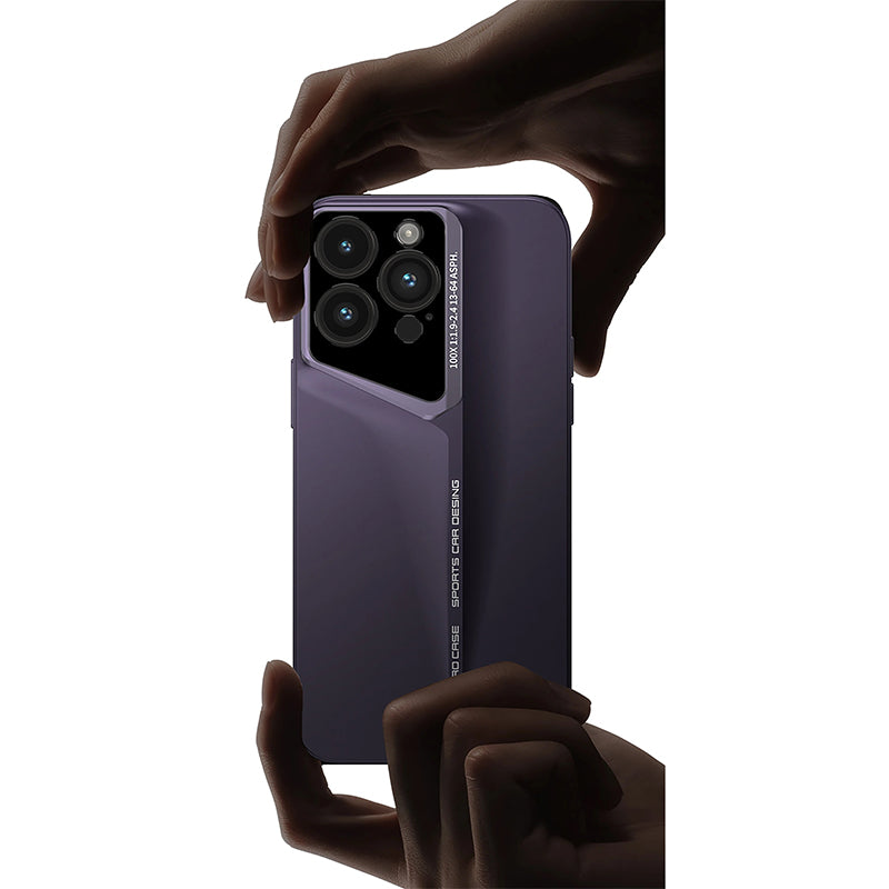 Ultra-Slim iPhone Case — Matte Blade-Texture Hard PC Cover with Frosted Lens Protection, Magnetic Lightweight Non-Slip Design & Drop-Proof Ultra-Thin Profile