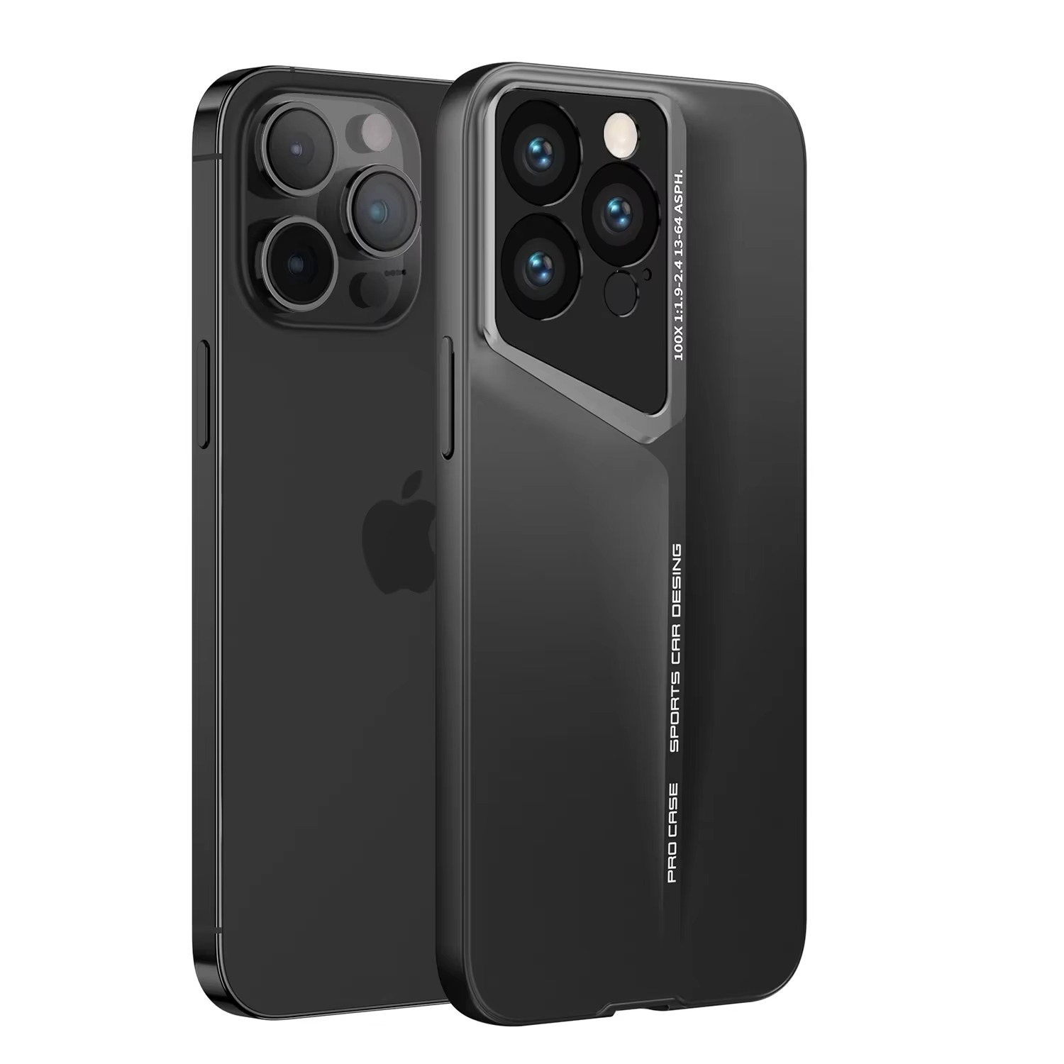 Ultra-Slim iPhone Case — Matte Blade-Texture Hard PC Cover with Frosted Lens Protection, Magnetic Lightweight Non-Slip Design & Drop-Proof Ultra-Thin Profile